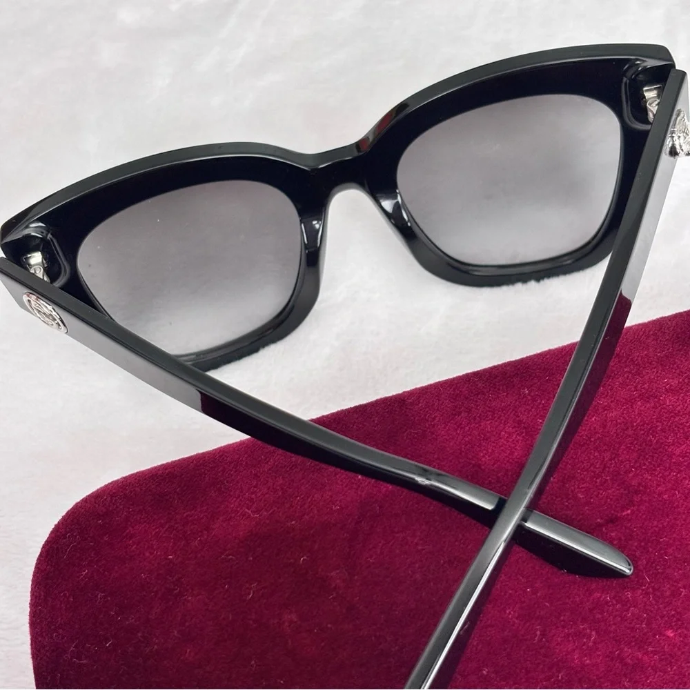 GUCCI GG0029S Black Oversize Square Fashion Sunglasses--NEW - Picture 7 of 15
